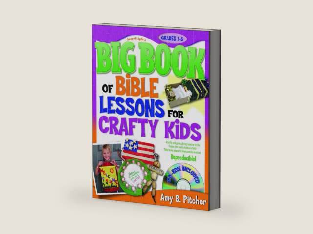The Big Book of Bible Lessons for Crafty Kids (with CD-ROM) by Amy B. Pitcher | barcode:9780830744008 | source:'9780830744008-right-three-quarter.jpg