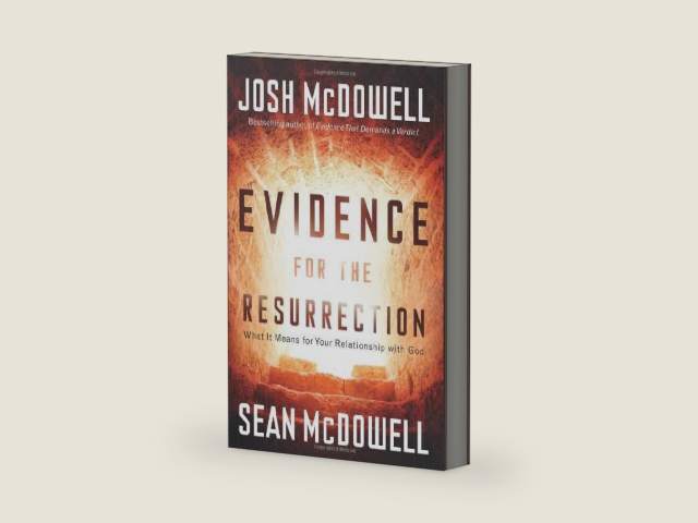 Evidence for the Resurrection: What It Means for Your Relationship With God by Josh McDowell | barcode:9780830747856 | source:'9780830747856-right-three-quarter.jpg