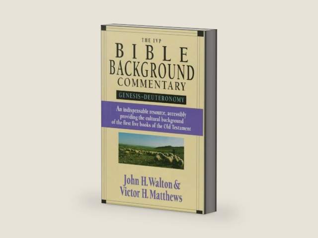 The Ivp Bible Background Commentary: Genesis-Deuteronomy by John H. Walton | barcode:9780830814060 | source:'9780830814060-right-three-quarter.jpg