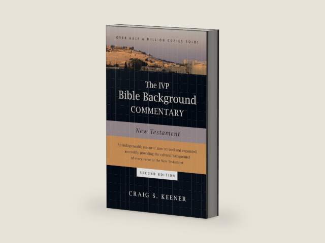 The IVP Bible Background Commentary: New Testament by Craig S. Keener | barcode:9780830824786 | source:'9780830824786-right-three-quarter.jpg