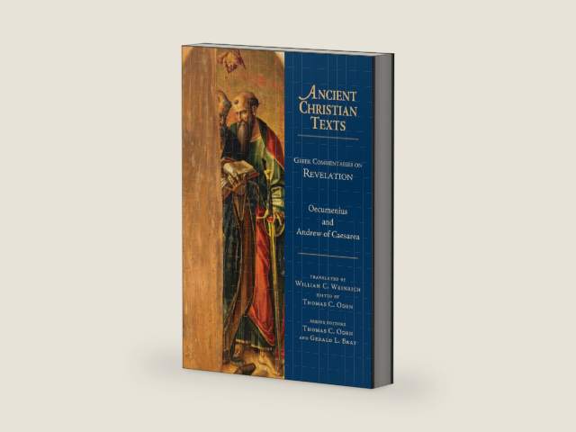 Greek Commentaries on Revelation (Ancient Christian Texts) by Oecumenius | barcode:9780830829088 | source:'9780830829088-right-three-quarter.jpg