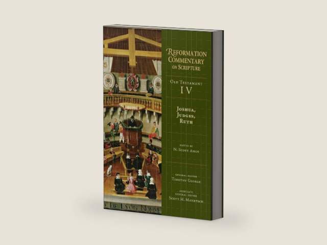 Joshua, Judges, Ruth: Old Testament Volume 4 (Volume 4) (Reformation Commentary on Scripture) by N. Scott Amos | barcode:9780830829545 | source:'9780830829545-right-three-quarter.jpg