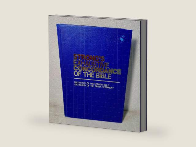 Strong's Exhaustive Concordance of the Bible by James Strong | barcode:9780840749994 | source:'9780840749994-right-three-quarter.jpg