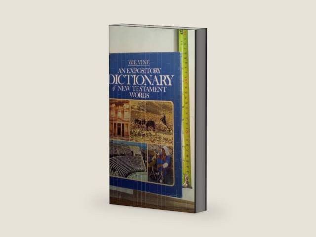 Expository Dictionary of New Testament Words by W E Vine | barcode:9780840751386 | source:'9780840751386-right-three-quarter.jpg