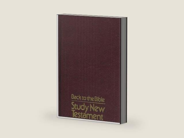 Back to the Bible: Study New Testament, with Unger's Bible Handbook and Halley's Bible Handbook by Editor | barcode:9780847444052 | source:'9780847444052-right-three-quarter.jpg