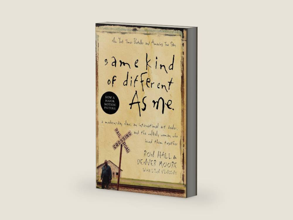 Same Kind of Different As Me: A Modern-Day Slave, an International Art Dealer, and the Unlikely Woman Who Bound Them Together by Ron Hall | barcode:9780849919107 | source:'9780849919107-right-three-quarter.jpg