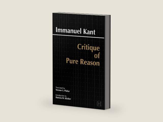 Critique of Pure Reason: Unified Edition (with all variants from the 1781 and 1787 editions) (Hackett Classics) by Immanuel Kant | barcode:9780872202573 | source:'9780872202573-right-three-quarter.jpg