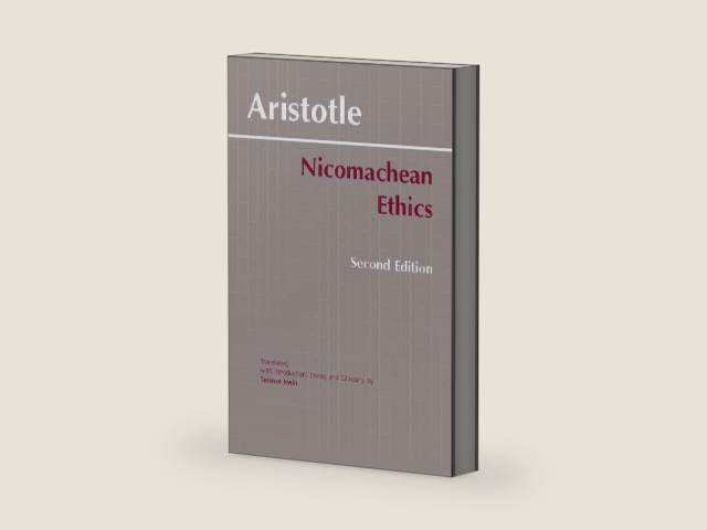 Nicomachean Ethics by Aristotle | barcode:9780872204645 | source:'9780872204645-right-three-quarter.jpg