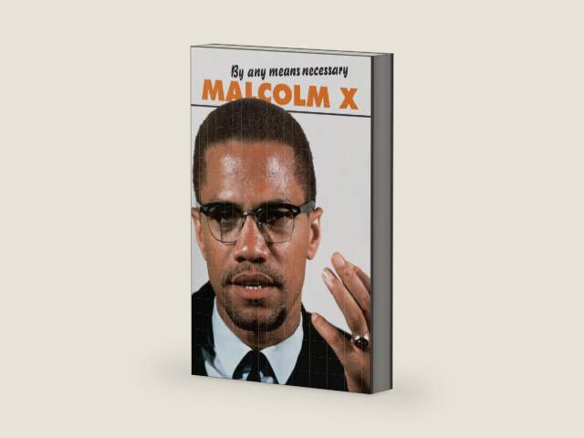 By Any Means Necessary by Malcolm X | barcode:9780873487542 | source:'9780873487542-right-three-quarter.jpg