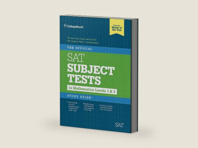 The Official SAT Subject Tests in Mathematics Levels 1 & 2 Study Guide by The College Board | barcode:9780874477726 | source:'9780874477726-right-three-quarter.jpg
