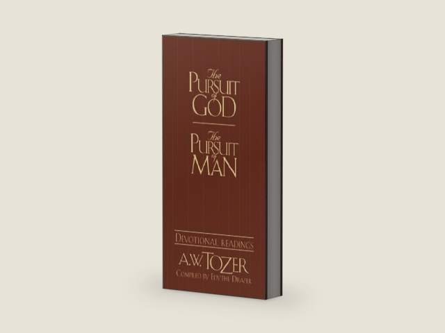 The Pursuit of God/The Pursuit of Man: Devotional Readings by A. W. Tozer | barcode:9780875099637 | source:'9780875099637-right-three-quarter.jpg