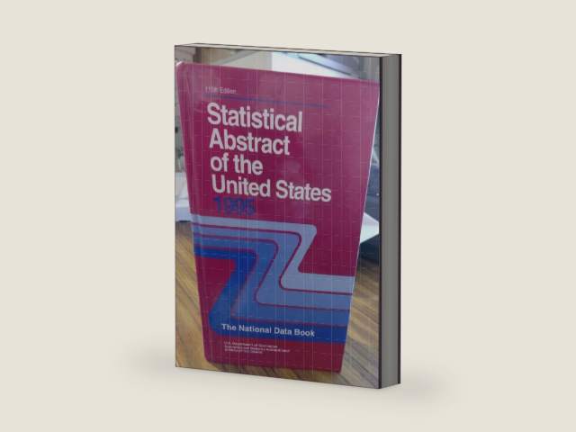 Statistical Abstract of the United States 1995 by U.S. Government | barcode:9780875117485 | source:'9780875117485-right-three-quarter.jpg