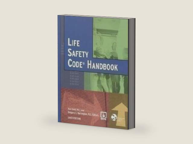 Life Safety Code Handbook (Life Safety Code Handbook (National Fire Protection Association)) by ron-cote-gregory-e-harrington | barcode:9780877654841 | source:'9780877654841-right-three-quarter.jpg