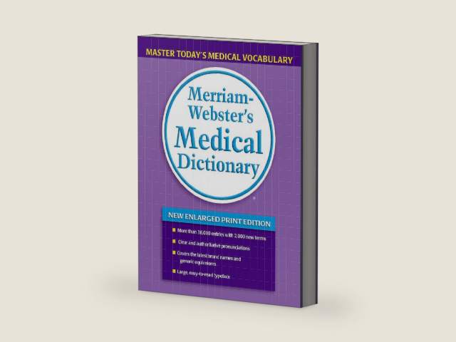Merriam-Webster's Medical Dictionary by Merriam-Webster | barcode:9780877796428 | source:'9780877796428-right-three-quarter.jpg