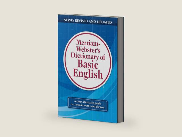 Merriam-Webster’s Dictionary of Basic English by Merriam-Webster | barcode:9780877797319 | source:'9780877797319-right-three-quarter.jpg
