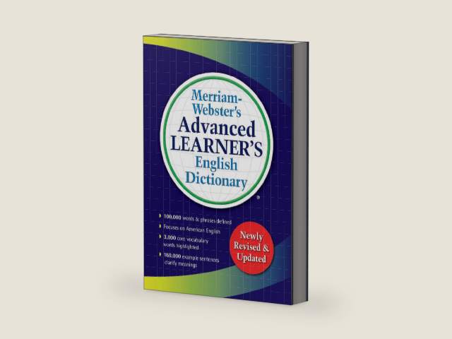 Merriam-Webster’s Advanced Learner’s English Dictionary - For ESL, EFL, ELL, & TEFL Study & Instruction by Merriam-Webster | barcode:9780877797364 | source:'9780877797364-right-three-quarter.jpg