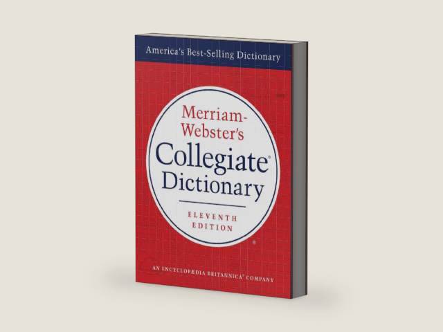 Merriam-Webster's Collegiate Dictionary, 11th Ed. by Merriam-Webster | barcode:9780877798095 | source:'9780877798095-right-three-quarter.jpg