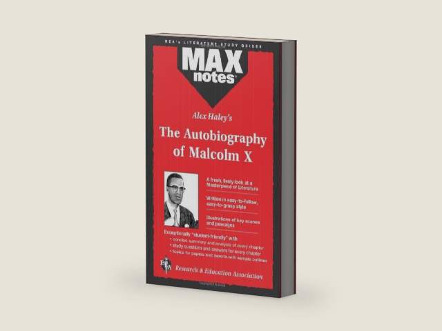 Autobiography of Malcolm X as told to Alex Haley, The (MAXNotes Literature Guides) by Anita J. Aboulafia | barcode:9780878910045 | source:'9780878910045-right-three-quarter.jpg