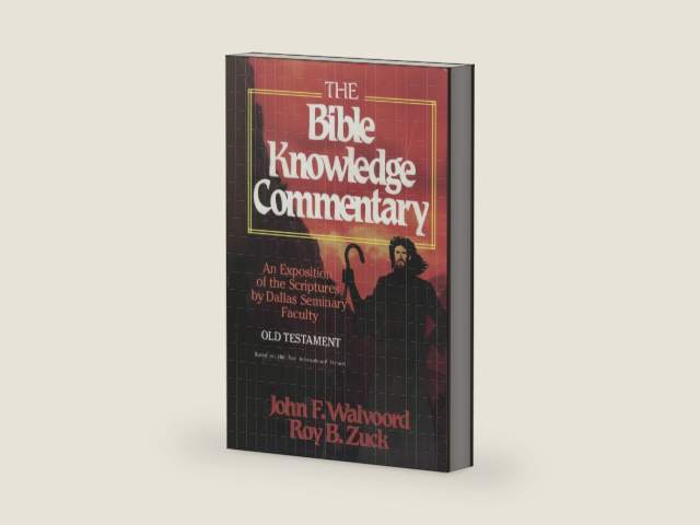 The Bible Knowledge Commentary (Old Testament:) by Walter L. Baker | barcode:9780882078137 | source:'9780882078137-right-three-quarter.jpg