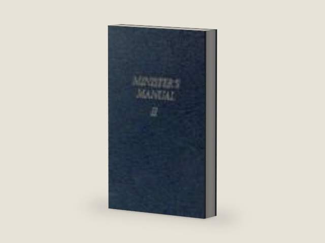 Minister's Manuals II by William E. Pickthorn | barcode:9780882435480 | source:'9780882435480-right-three-quarter.jpg