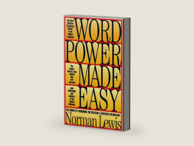 Word Power Made Easy by Norman Lewis | barcode:9780883659250 | source:'9780883659250-right-three-quarter.jpg