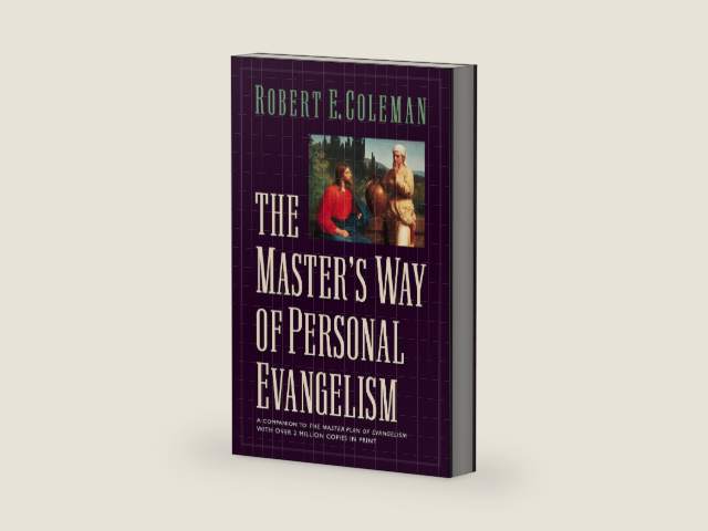 The Master's Way of Personal Evangelism by Robert Emerson Coleman | barcode:9780891079125 | source:'9780891079125-right-three-quarter.jpg