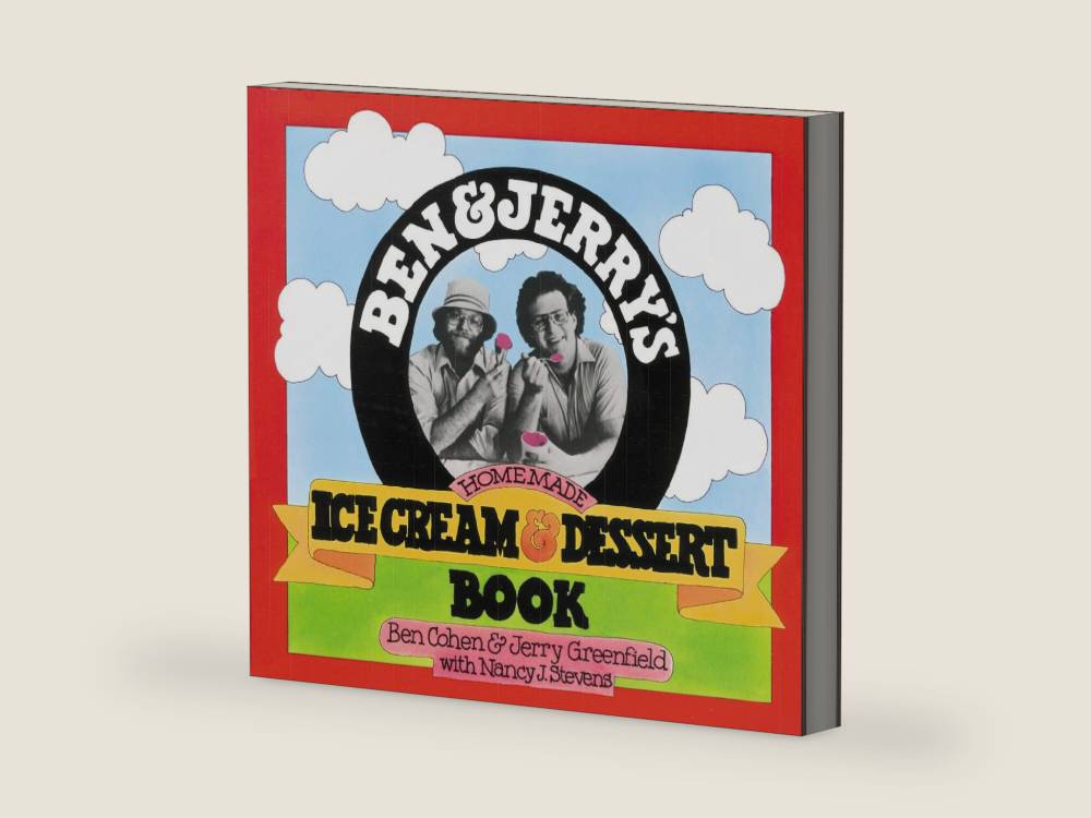 Ben & Jerry's Homemade Ice Cream & Dessert Book by Ben Cohen | barcode:9780894803123 | source:'9780894803123-right-three-quarter.jpg