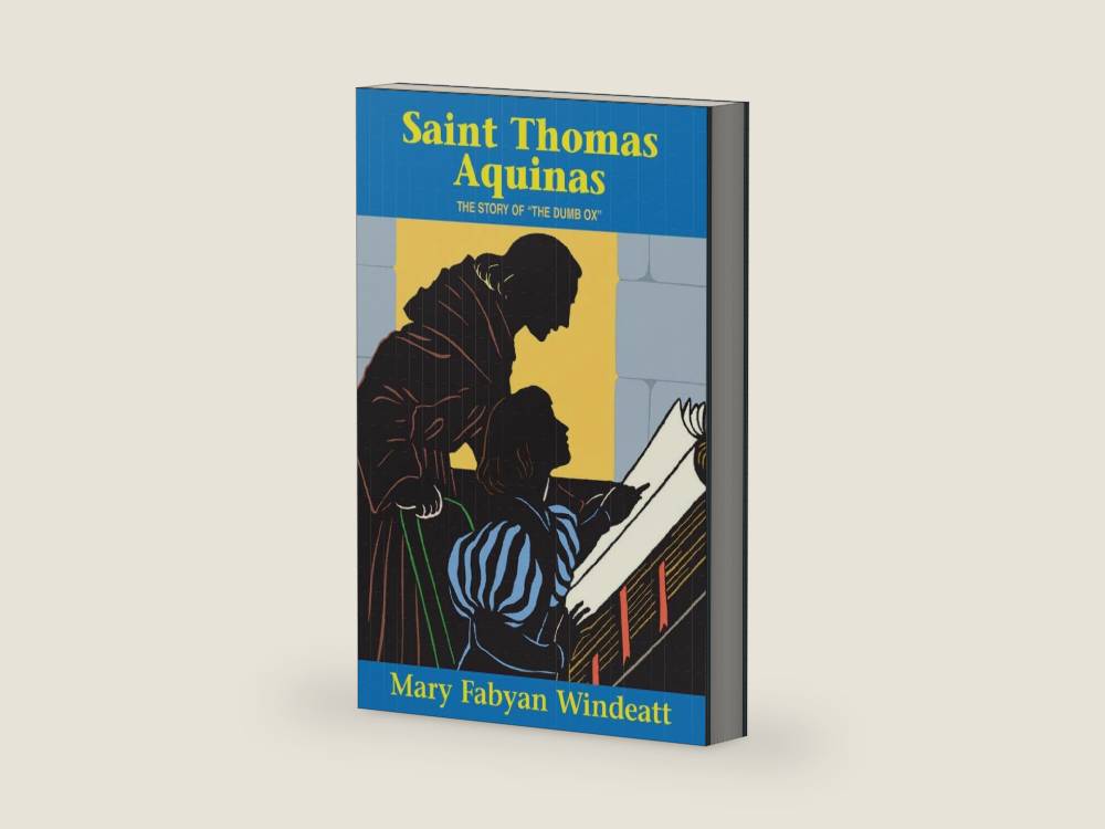 Saint Thomas Aquinas: The Story of the the Dumb Ox (Saints Lives) by Mary Fabyan Windeatt | barcode:9780895554208 | source:'9780895554208-right-three-quarter.jpg