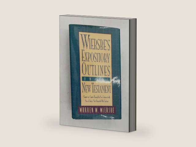Wiersbe's Expository Outlines on the New Testament: Chapter-by-Chapter through the New Testament with One of Today's Most Respected Bible Teachers (Warren Wiersbe) by Warren W. Wiersbe | barcode:9780896938489 | source:'9780896938489-right-three-quarter.jpg