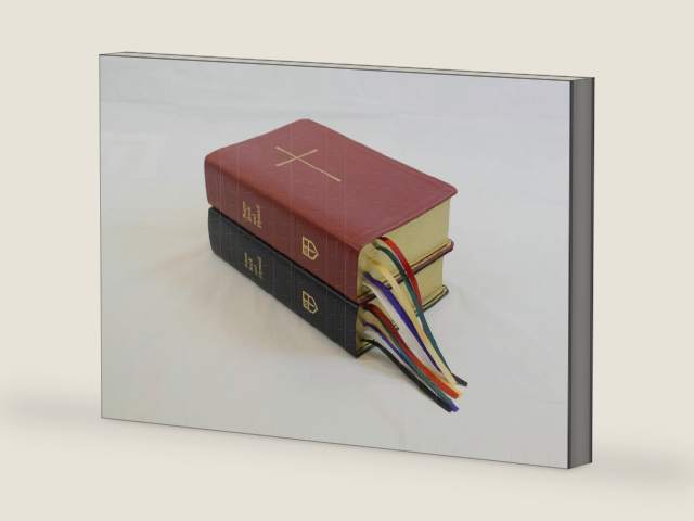 Prayer Book and Hymnal Leather Red by Church Publishing Incorporated | barcode:9780898692433 | source:'9780898692433-right-three-quarter.jpg