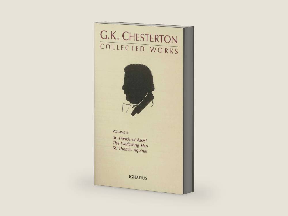 The Collected Works of G.K. Chesterton: St. Francis of Assisi, The Everlasting Man, St. Thomas Aquinas (Volume 2) by G. K. Chesterton | barcode:9780898701173 | source:'9780898701173-right-three-quarter.jpg