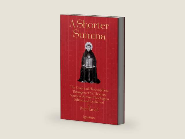 A Shorter Summa: The Essential Philosophical Passages of Saint Thomas Aquinas' Summa Theologica by Peter Kreeft | barcode:9780898704389 | source:'9780898704389-right-three-quarter.jpg