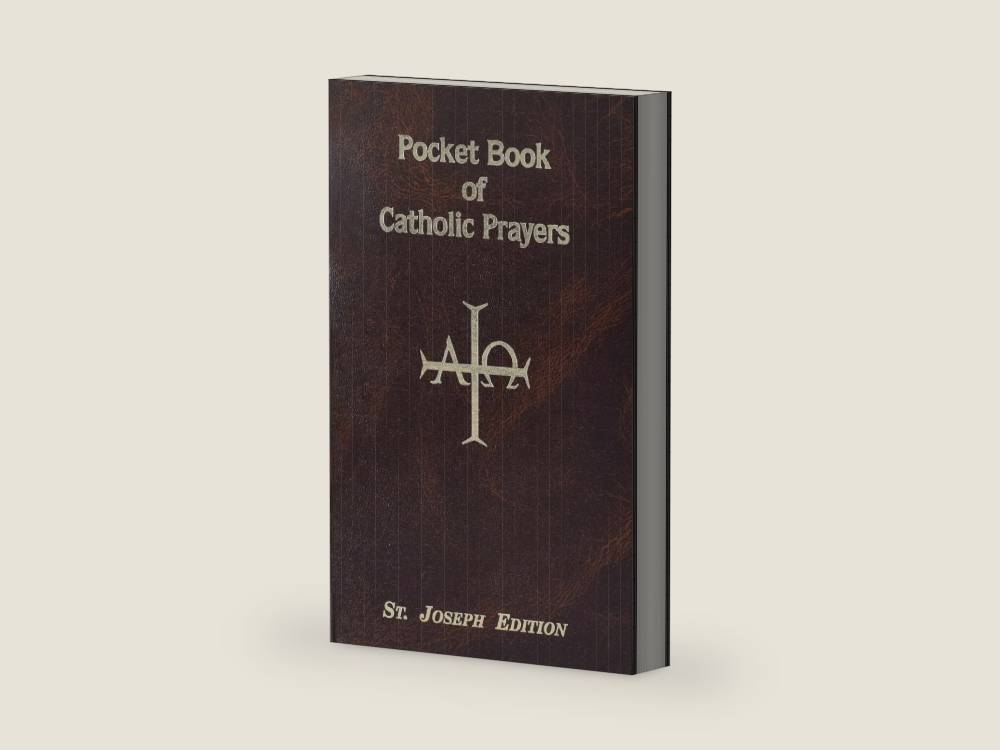 Pocket Book of Catholic Prayers by Reverend Lawrence G Lovasik S.V.D. | barcode:9780899420325 | source:'9780899420325-right-three-quarter.jpg