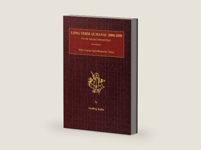 Long Term Almanac 2000-2050: For the Sun and Selected Stars with Concise Sight Reduction Tables, 2nd Edition by Geoffrey Kolbe | barcode:9780914025108 | source:'9780914025108-right-three-quarter.jpg