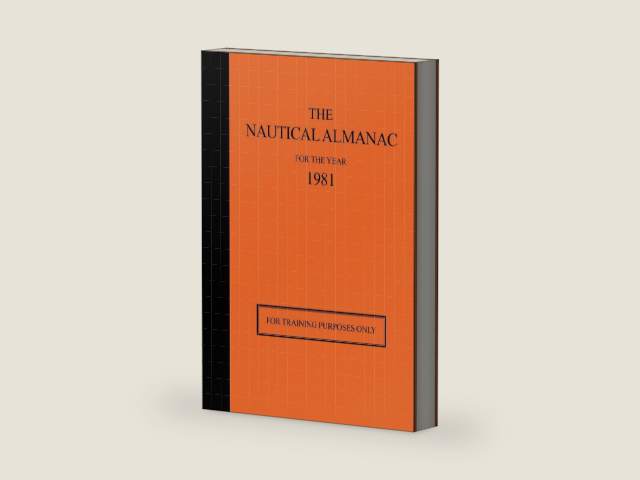 The Nautical Almanac for the Year 1981: For Training Purposes Only by Usno Nautical Almanac Office | barcode:9780914025269 | source:'9780914025269-right-three-quarter.jpg