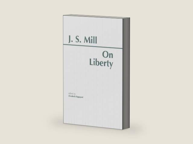 On Liberty (HPC Classics Series) by John Stuart Mill | barcode:9780915144433 | source:'9780915144433-right-three-quarter.jpg