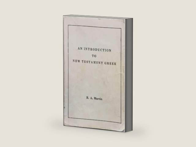 An Introduction to New Testament Greek by Raymond Martin | barcode:9780915948079 | source:'9780915948079-right-three-quarter.jpg