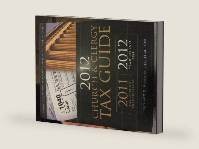 2012 Church and Clergy Tax Guide by Richard Hammar | barcode:9780917463624 | source:'9780917463624-right-three-quarter.jpg