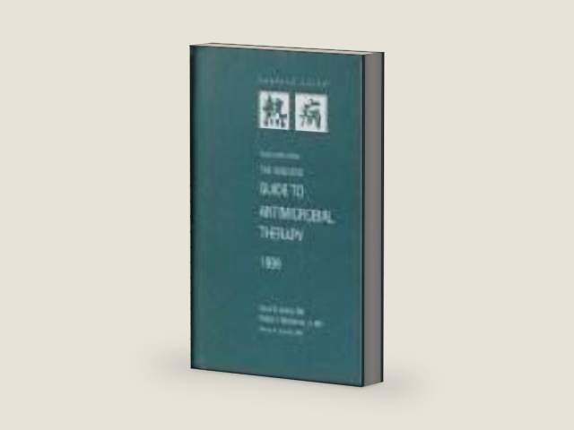 The Sanford Guide to Antimicrobial Therapy, 1999 (Pocket Edition) by Merle A. Sande | barcode:9780933775381 | source:'9780933775381-right-three-quarter.jpg