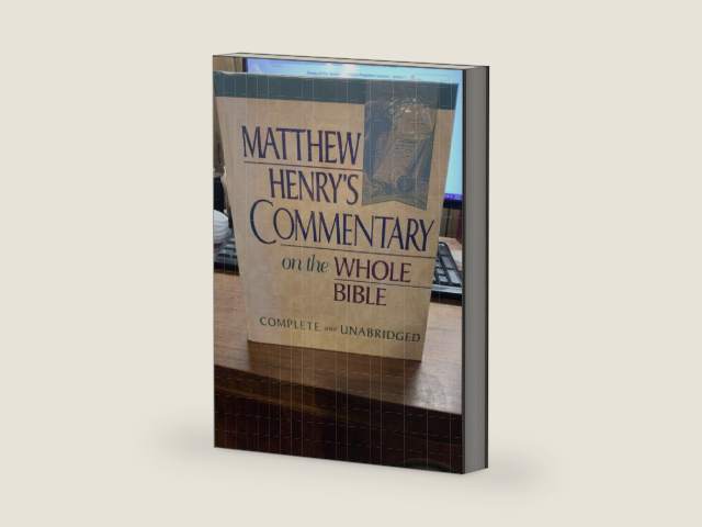 Matthew Henry's Commentary on the Whole Bible: Complete and Unabridged in One Volume by Matthew Henry | barcode:9780943575322 | source:'9780943575322-right-three-quarter.jpg