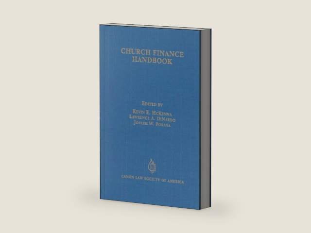 Church Finance Handbook by Kevin E. McKenna | barcode:9780943616803 | source:'9780943616803-right-three-quarter.jpg