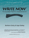 Write Now: The Getty-Dubay Program for Handwriting Success by Barbara Getty | barcode:9780964921511 | source:'9780964921511.jpg