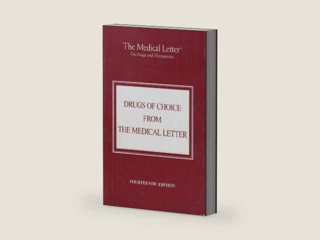 drugs of choice from the medical letter by Editor | barcode:9780966051087 | source:'9780966051087-right-three-quarter.jpg