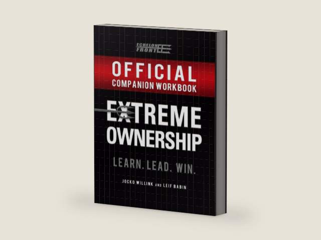 The Official Extreme Ownership Companion Workbook (Echelon Front Leadership Companion Workbooks) by Jocko Willink | barcode:9780981618876 | source:'9780981618876-right-three-quarter.jpg