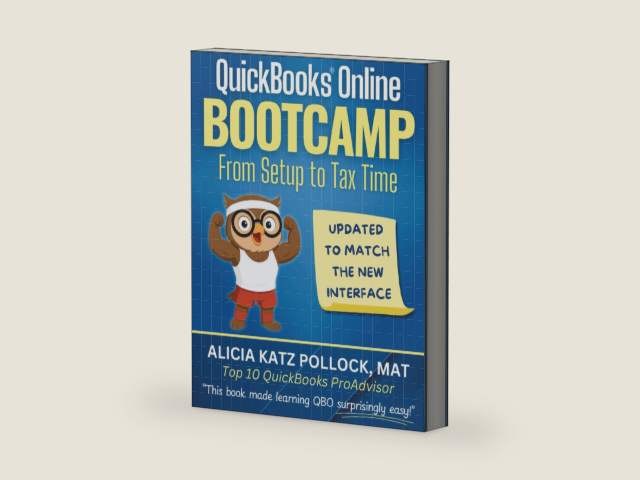 QuickBooks Online Bootcamp: From Setup to Tax Time (QBO IRL) by Alicia Katz Pollock | barcode:9780989399265 | source:'9780989399265-right-three-quarter.jpg