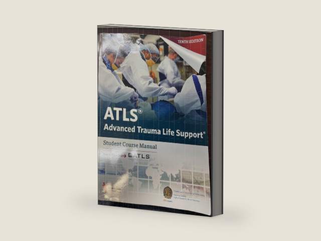ATLS Advanced Trauma Life Support 10th Edition Student Course Manual by Committee on Trauma | barcode:9780996826235 | source:'9780996826235-right-three-quarter.jpg