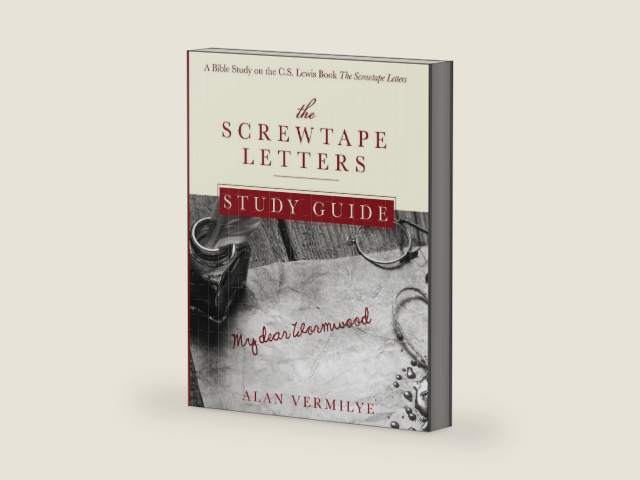 The Screwtape Letters Study Guide: A Bible Study on the C.S. Lewis Book The Screwtape Letters (CS Lewis Study) by Alan Vermilye | barcode:9780997841725 | source:'9780997841725-right-three-quarter.jpg