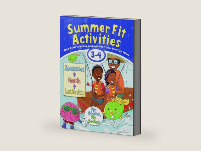 Summer Fit, Third - Fourth Grade (Summer Fit-preparing Children Mentally-physically-socially) by Kelly Terrill | barcode:9780998290249 | source:'9780998290249-right-three-quarter.jpg