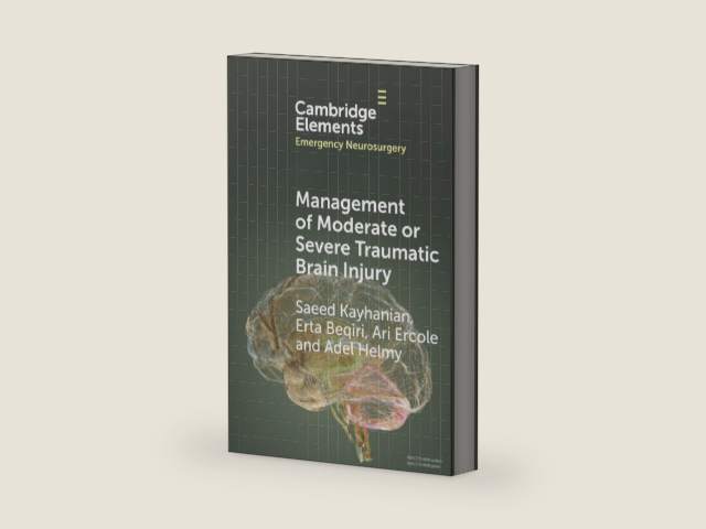 Management of Moderate or Severe Traumatic Brain Injury (Elements in Emergency Neurosurgery) by Saeed Kayhanian | barcode:9781009437707 | source:'9781009437707-right-three-quarter.jpg