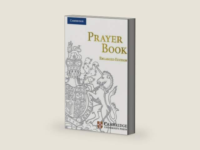 Book of Common Prayer, Enlarged Edition, Black Calf Split Leather, CP424 by unknown author | barcode:9781009498845 | source:'9781009498845-right-three-quarter.jpg